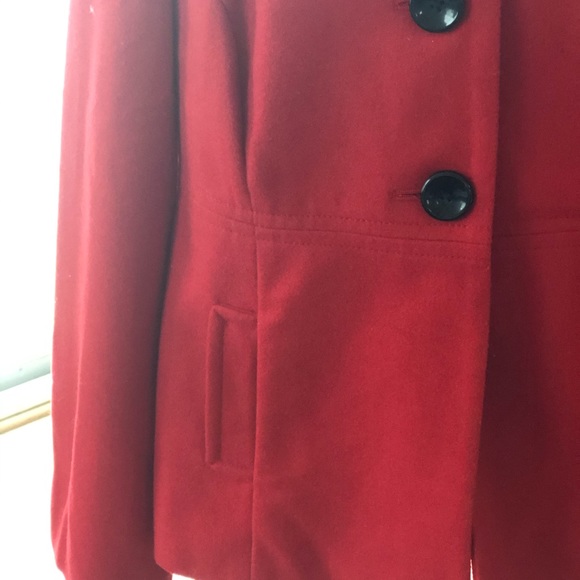 Ruffled Collar P-Coat - Picture 5 of 7